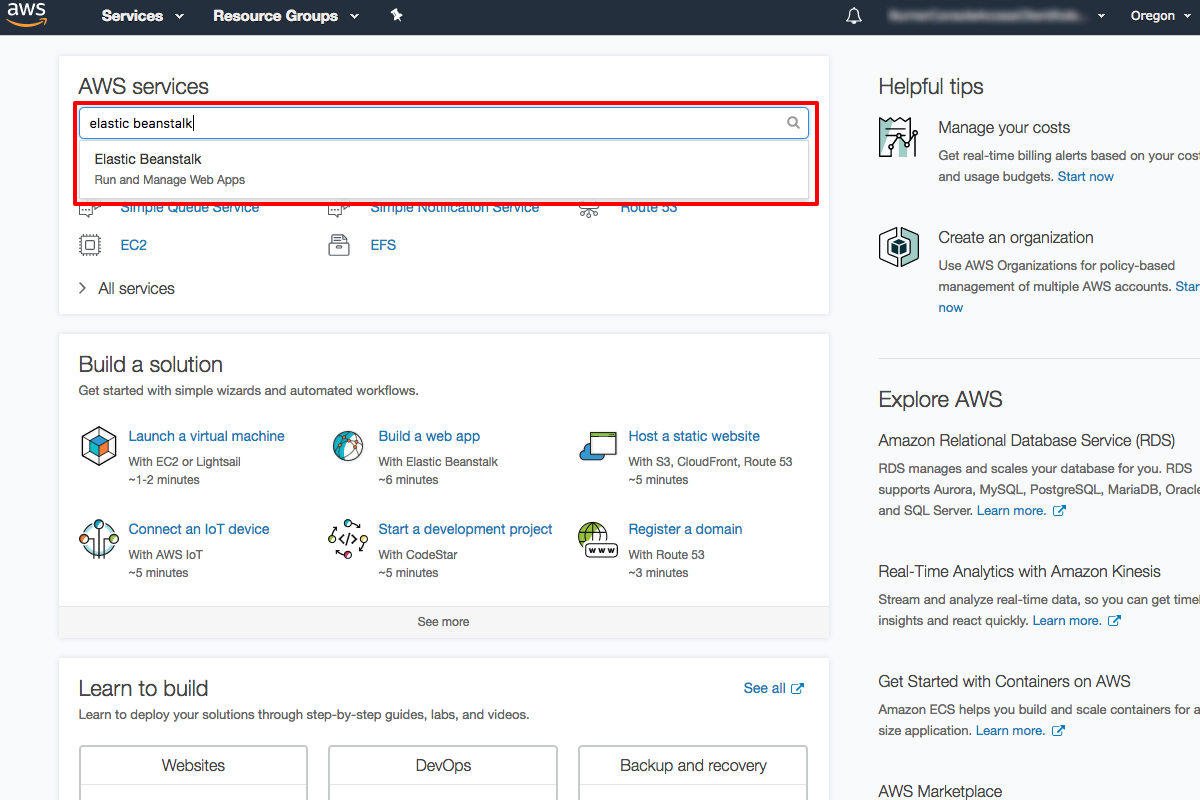 How To Launch A  Application Amazon  Services
